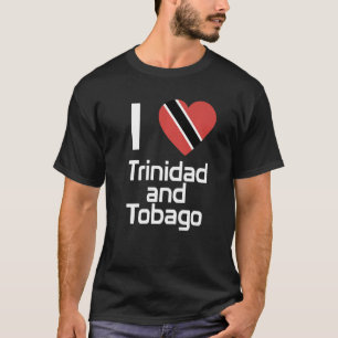 Nationale vlag van Trinidad souvenir voor mannen T-shirt