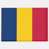 Nationale vlag van Tsjaad Rectangle Magnet (Voorkant)