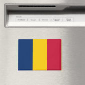 Nationale vlag van Tsjaad Rectangle Magnet (Insitu (Vaatwasser))