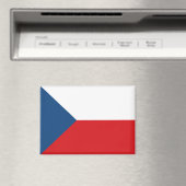 Nationale vlag van Tsjechië Rechthoekige magneet (Insitu (Vaatwasser))