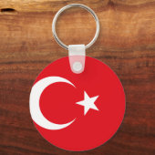Nationale vlag van Turkije Sleutelhanger (Voorkant)