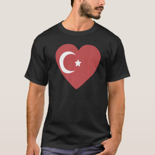 Nationale vlag van Turkije souvenir voor mannen 3 T-shirt