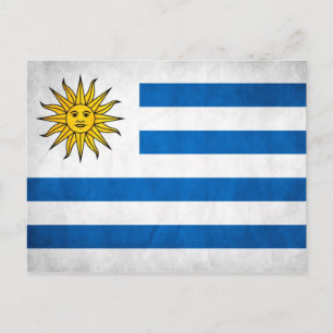 Nationale vlag van Uruguay Briefkaart