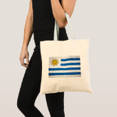 Nationale vlag van Uruguay Tote Bag (Voorkant (product))