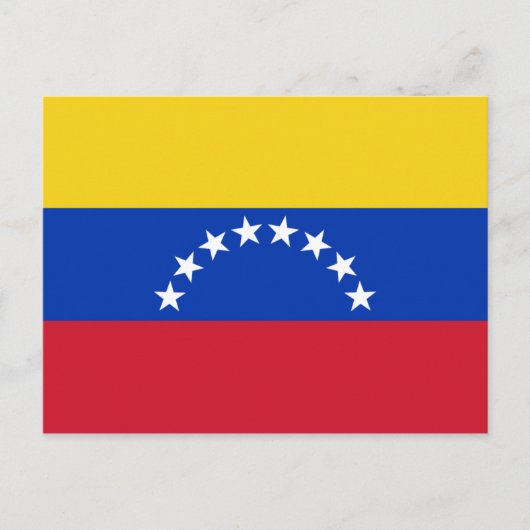 Nationale vlag van Venezuela Briefkaart (Voorkant)