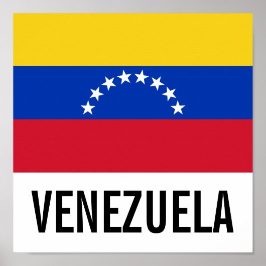 Nationale vlag van Venezuela Poster (Voorkant)