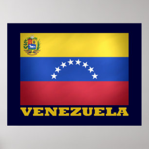 Nationale vlag van Venezuela Poster