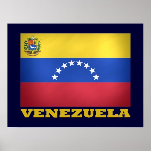 Nationale vlag van Venezuela Poster (Voorkant)