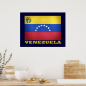 Nationale vlag van Venezuela Poster (Keuken)