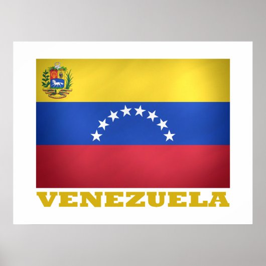 Nationale vlag van Venezuela Poster (Voorkant)