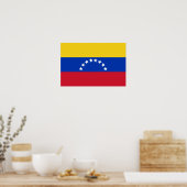 Nationale vlag van Venezuela Poster (Keuken)