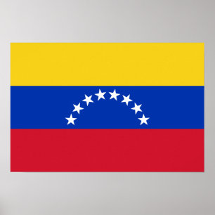 Nationale vlag van Venezuela Poster