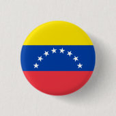 Nationale vlag van Venezuela Ronde Button 3,2 Cm (Voorkant)
