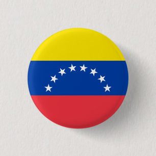 Nationale vlag van Venezuela Ronde Button 3,2 Cm