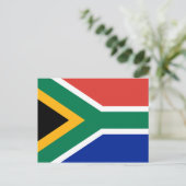 Nationale vlag van Zuid-Afrika - authentieke versi Briefkaart (Staand voorkant)