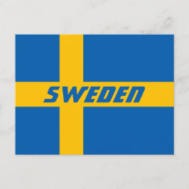 Nationale Vlag van Zweden Briefkaart