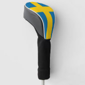 Nationale vlag van Zweden Golfheadcover (Schuin)