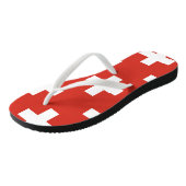 Nationale vlag van Zwitserland Teenslippers (Schuin)