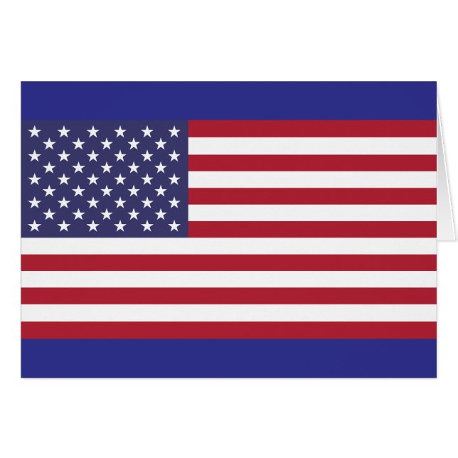 Nationale vlag Verenigde Staten (Voorkant Horizontaal)