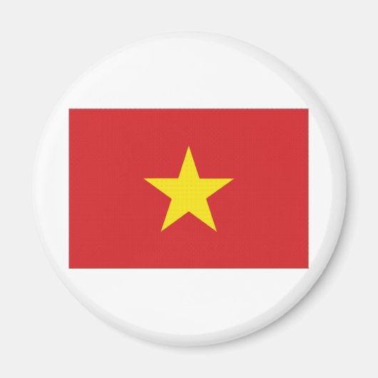 Nationale vlag Vietnam Magneet (Voorkant)