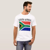 Nationale vlag Zuid-Afrika/Wereldland T-shirt (Voorkant volledig)