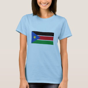 Nationale vlag Zuid-Sudan T-shirt