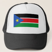 Nationale vlag Zuid-Sudan Trucker Pet (Voorkant)
