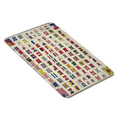  nationale vlaggen Grafiek 1863 Magneet (Rechterzijde)