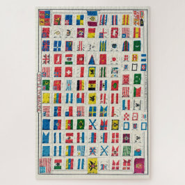  nationale vlaggen legpuzzel