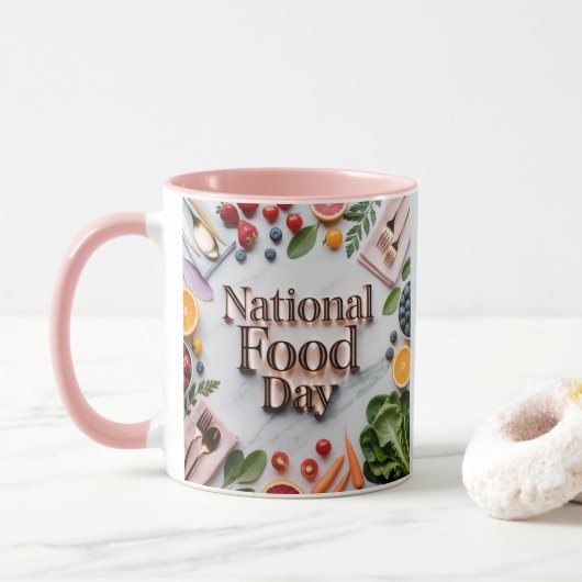 Nationale Voedseldag Combo Mok (Met donut)