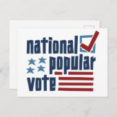 Nationale volksstemming briefkaart (Voorkant / Achterkant)