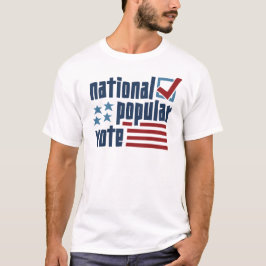Nationale volksstemming - Vlagstijl T-shirt