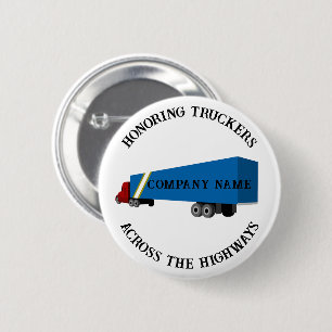 Nationale Vrachtwagenchauffeursdag Ronde Button 5,7 Cm