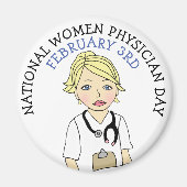 Nationale Vrouwelijke Artsendag 3 februari Magneet (Voorkant)