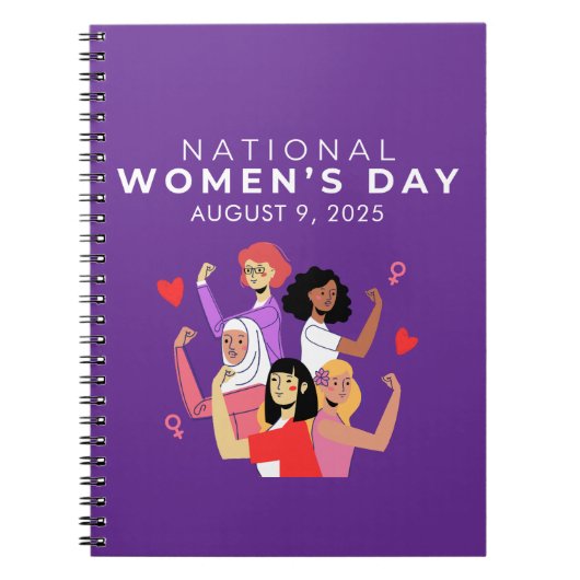 Nationale Vrouwendag Notitieboek (Voorkant)
