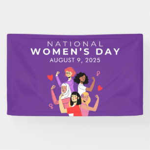 Nationale Vrouwendag Spandoek