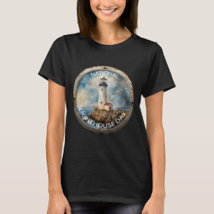 Nationale vuurtoren dag teken t-shirt