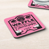 Nationale wafeldag bier onderzetter (Linkerzijde)