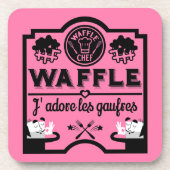 Nationale wafeldag bier onderzetter (Voorkant)