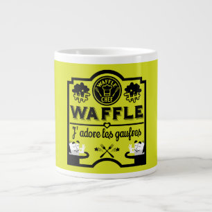 Nationale wafeldag grote koffiekop