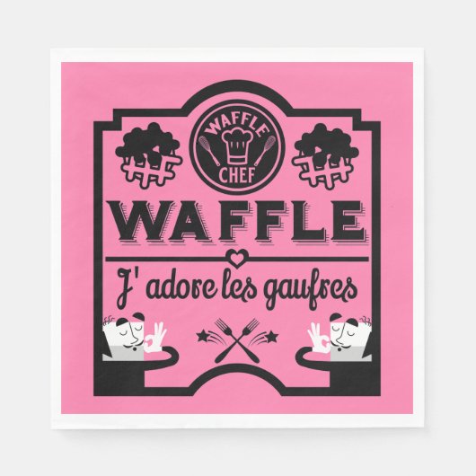 Nationale wafeldag servet (Voorkant)