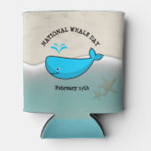 Nationale walvisdag 17 februari Koelbox Soda Blikjeskoeler (Voorkant)