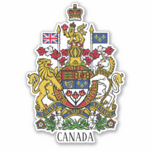 Nationale wapenschild van Canada Sticker