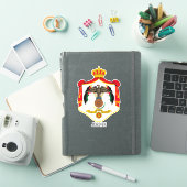 Nationale wapenschild van Jordanië Sticker (iPad Cover)