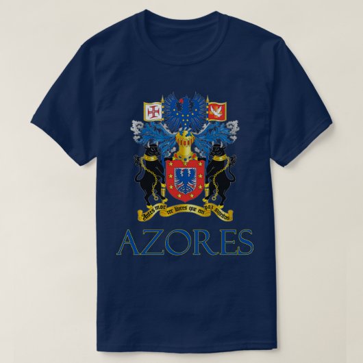 Nationale wapenstilstand Azoren T-shirt (Design voorkant)