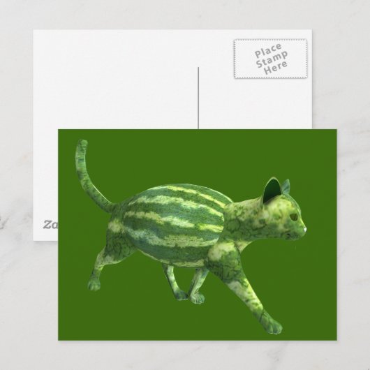 Nationale watermeloendag briefkaart (Voorkant / Achterkant)