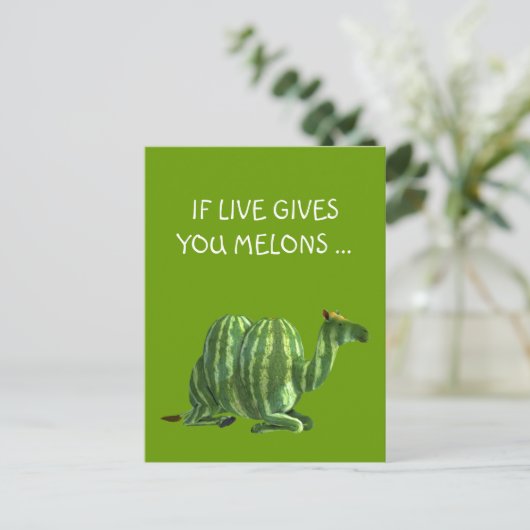 Nationale watermeloendag briefkaart (Staand voorkant)