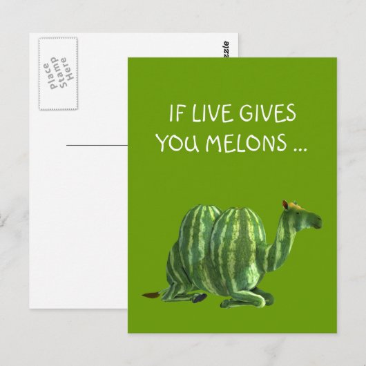 Nationale watermeloendag briefkaart (Voorkant / Achterkant)