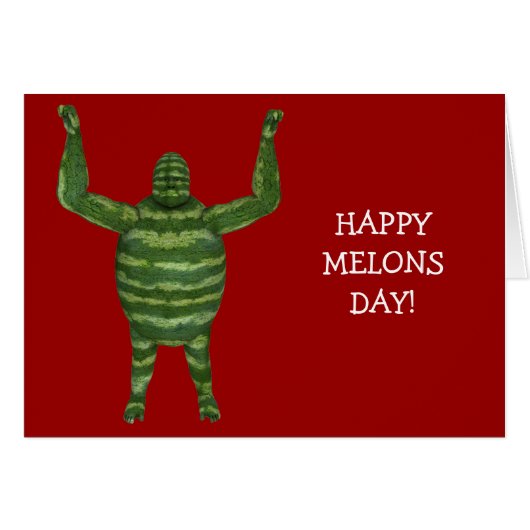 Nationale Watermeloendag Gorilla (Voorkant Horizontaal)