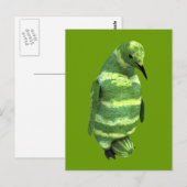 Nationale watermeloendag Penguin Briefkaart (Voorkant / Achterkant)